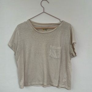 Mollusk surf cotton hemp cropped tshirt